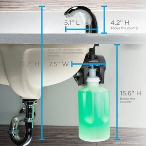 NIB Georgia-Pacific 52065 Automated Touchless‎ Counter Mount Soap
